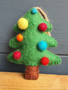 Handmade Felt Christmas Tree PK6 (WHS)