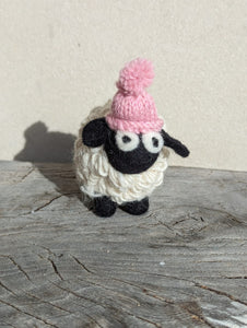 Handmade Wool Felt Sheep with Woolly Hat | Decorative Collectable | Fair Trade from Nepal