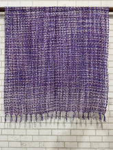 Load image into Gallery viewer, Jomda Handloomed Net Scarf – Ethically Made, Bursting with Colour - Lavender