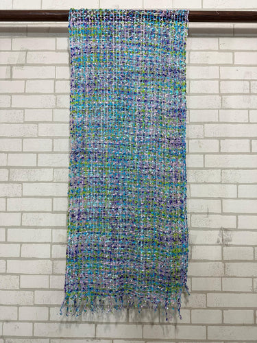 Jomda Handloomed Net Scarf – Ethically Made, Bursting with Colour - Palm Springs
