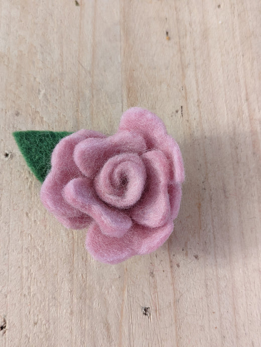 Felt Tulip Brooch - Ethically Handmade in Nepal