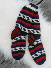 Load image into Gallery viewer, Himalayan Hearth Wool Socks | Fleece-Lined | Cosy Nordic Knit | Handmade in Nepal