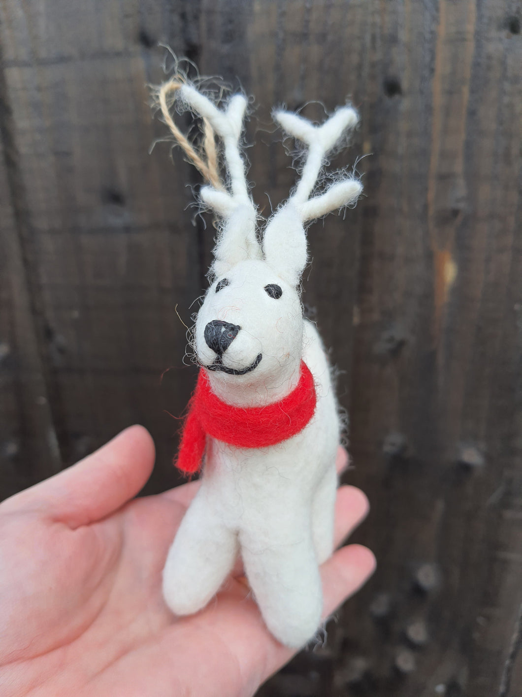 Handmade Felt Christmas Reindeer