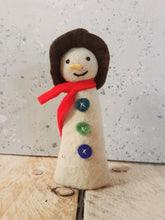 Laden Sie das Bild in den Galerie-Viewer, Handmade Felt Snowman / Tree Topper