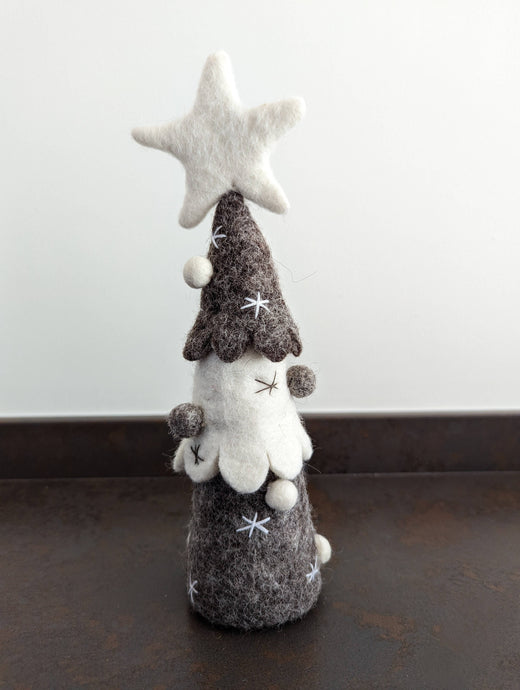 Handmade Felt Christmas Tree - Natural