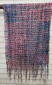 Marshmallow Jomda Net Weave Scarf