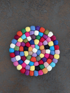 Fun Felt ball Placemats (Large)