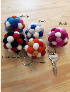 Pom Pom Keychain Bulk -  Australia