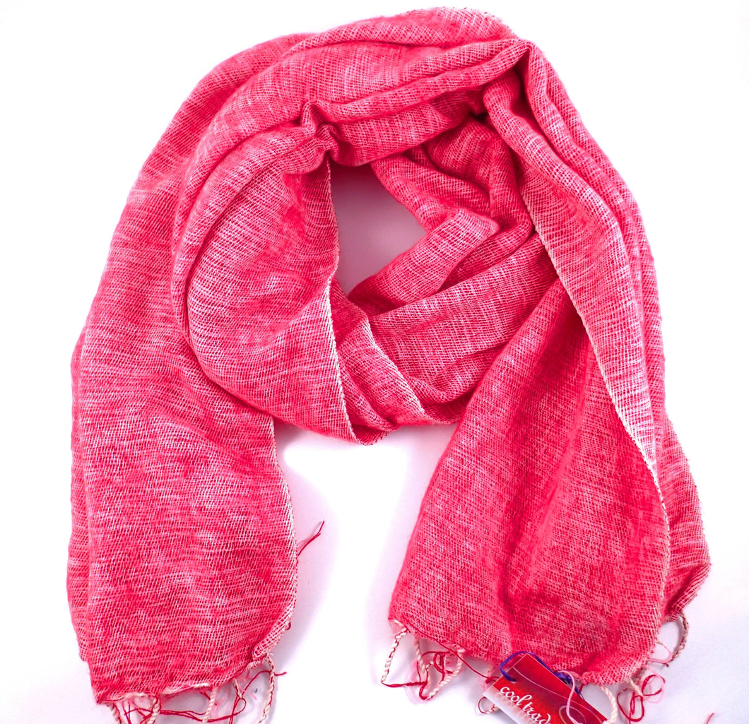 Nepali Shawls - Coral Pink